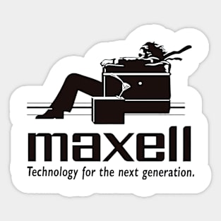 Maxell Speakers Retro Sticker